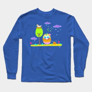 Happy Tomo - Kira and Bruno Long Sleeve T-Shirt